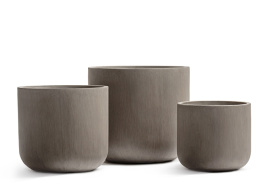 Кашпо TREEZ ERGO - Just - Цилиндр - Мокко