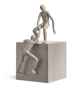 Скульптура TREEZ Effectory - Philosopher's Stone - Основа мироздания - Белый песок