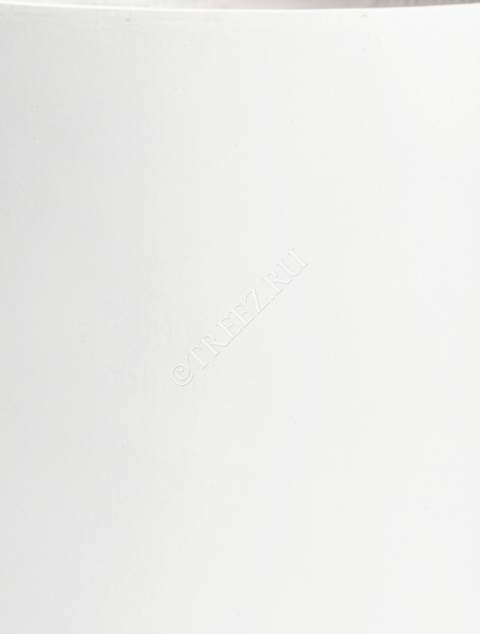 Кашпо TREEZ ERGO - Just - Цилиндр - Белый камень фото