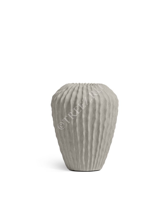 Кашпо TREEZ Effectory - Moho - Высокая Design-ваза - Белый песок фото