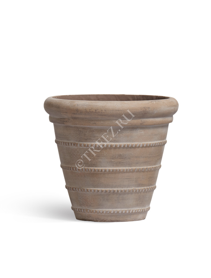Кашпо TREEZ ERGO - Italica - Классический конус - Капучино фото