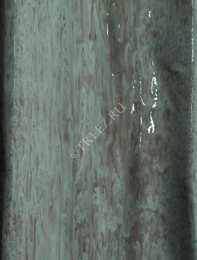 Кашпо TREEZ Effectory - Aura - Низкая Design-чаша - Изумрудный лак фото