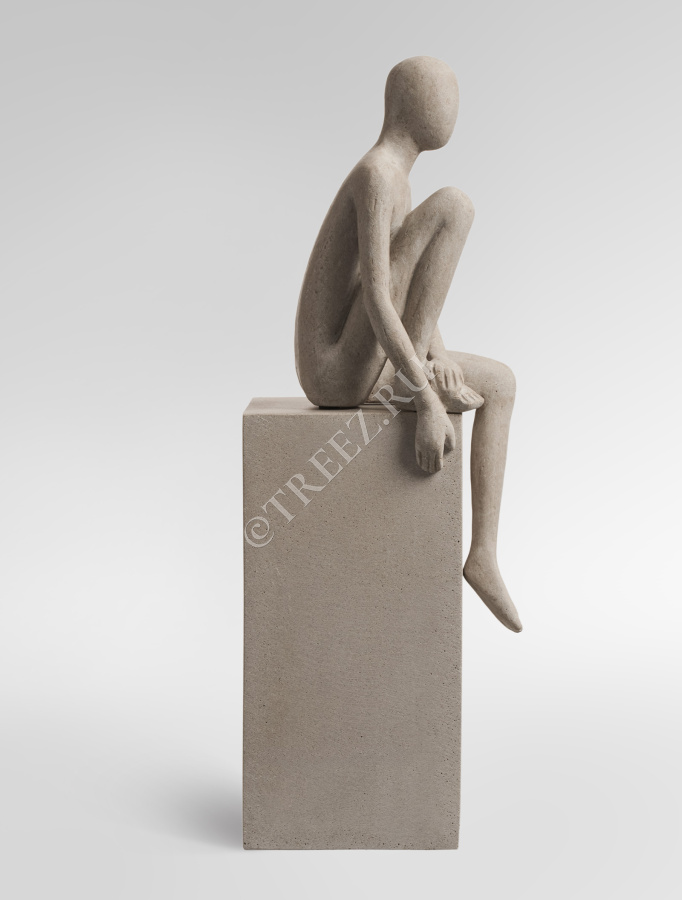 Скульптура TREEZ Effectory - Philosopher's Stone - Мечты о будущем - Белый песок фото