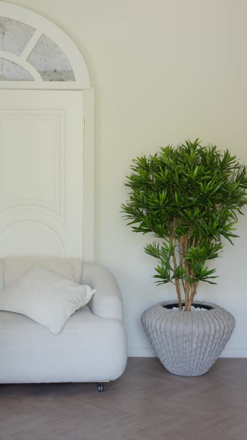 Кашпо TREEZ Effectory - Moho - Design-конус - Белый песок фото